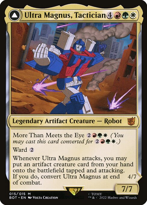 Ultra Magnus, Tactician // Ultra Magnus, Armored Carrier - Transformers Magic card