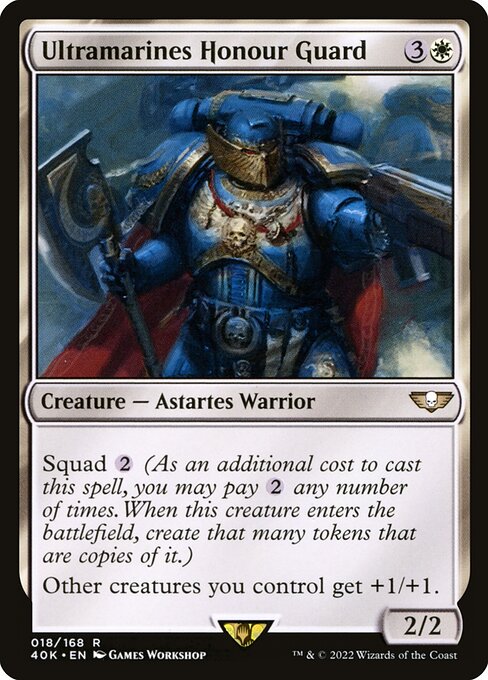 Ultramarines Honour Guard - Warhammer 40,000 Commander Magic card