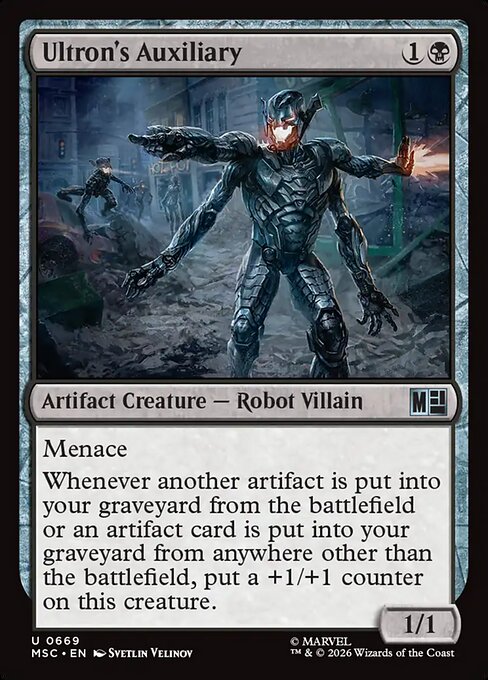 Ultron's Auxiliary - Marvel Super Heroes Commander Magic card