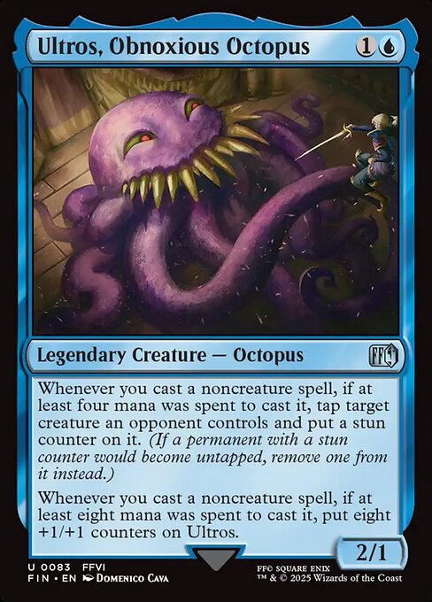 Ultros, Obnoxious Octopus - Final Fantasy Magic card