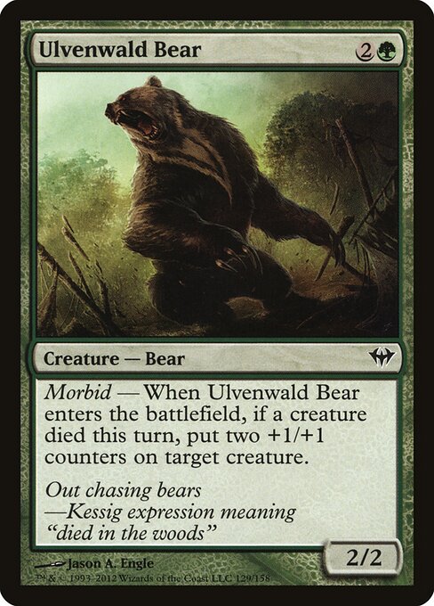 Ulvenwald Bear - Dark Ascension Magic card