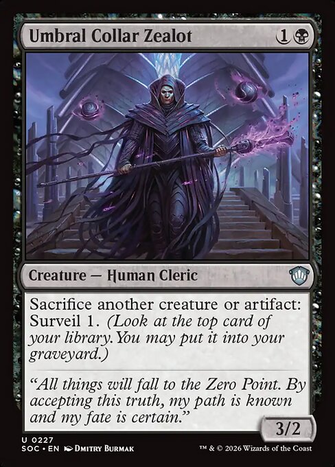 Umbral Collar Zealot - Secrets of Strixhaven Commander Magic card