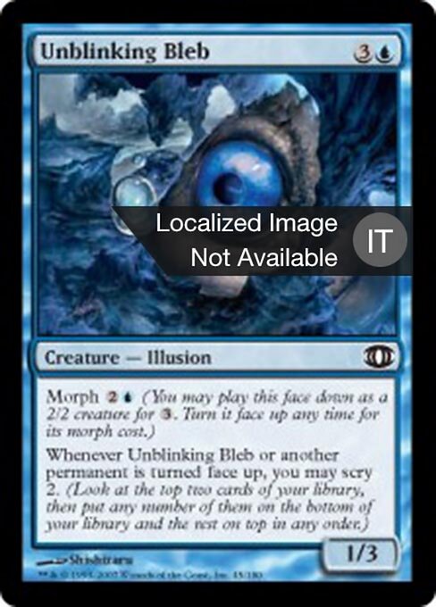 Unerschrockene Blase (Unblinking Bleb) - Future Sight (#45) - Illustrated by Shishizaru - Magic: The Gathering Card