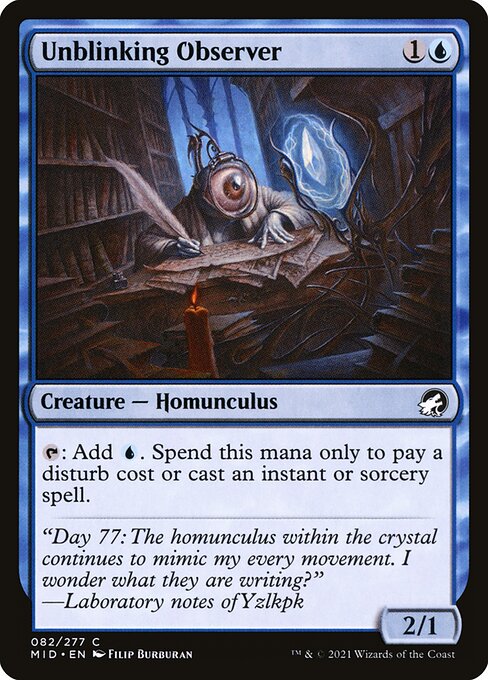 Unblinking Observer - Innistrad: Midnight Hunt Magic card