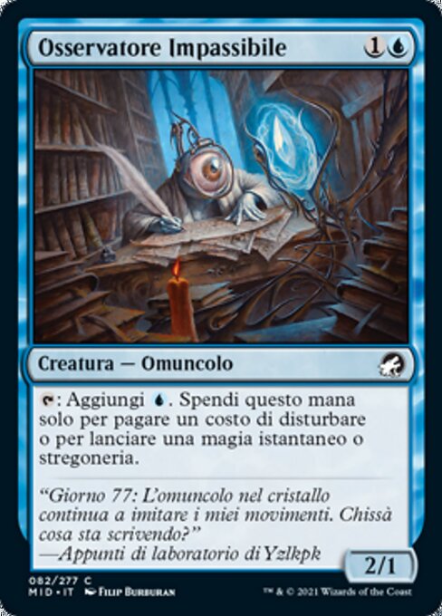 Unblinking Observer - Innistrad: Double Feature (#82) - Illustrated by Filip Burburan - Magic: The Gathering Card