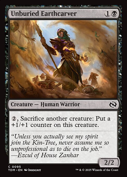 Unburied Earthcarver - Tarkir: Dragonstorm Magic card