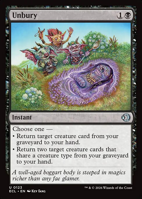 Unbury - Lorwyn Eclipsed Magic card