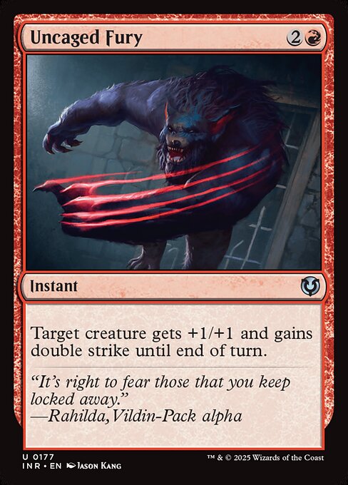 Uncaged Fury - Innistrad Remastered Magic card