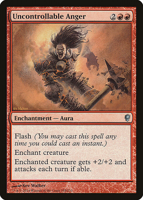 Uncontrollable Anger - Conspiracy Magic card