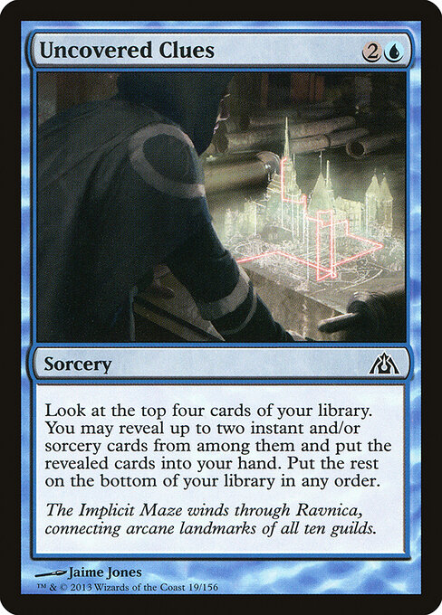 Uncovered Clues - Dragon's Maze Magic card