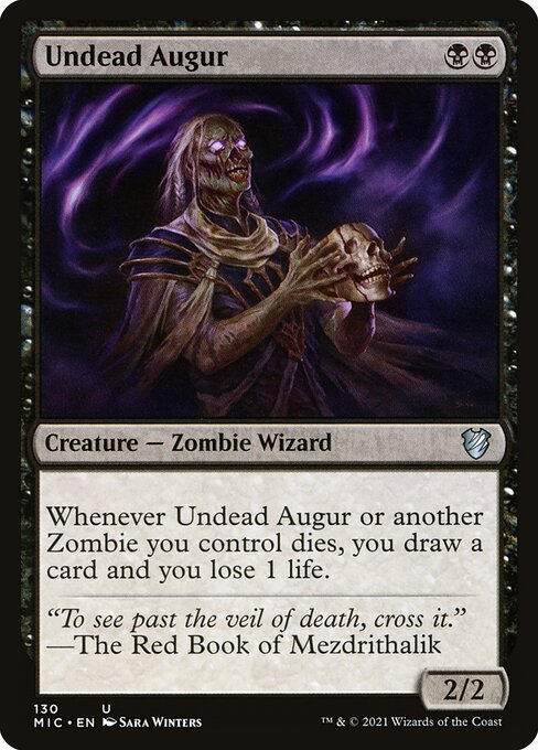 Undead Augur - Midnight Hunt Commander Magic card
