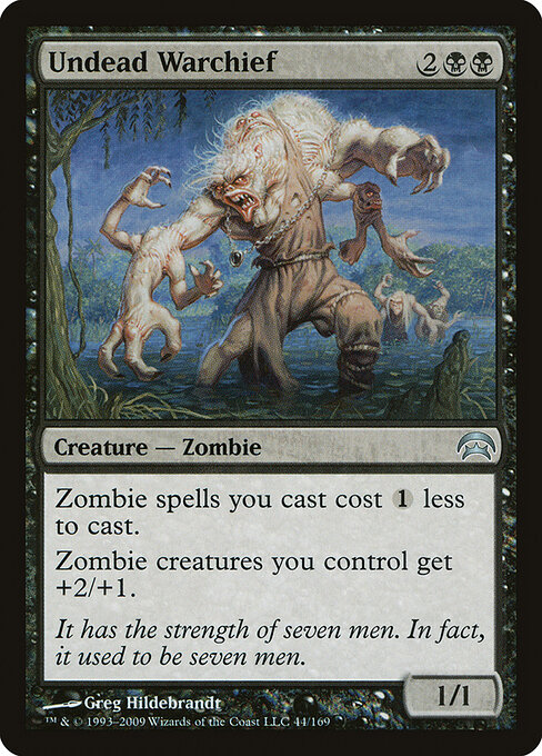 Undead Warchief - Planechase Magic card