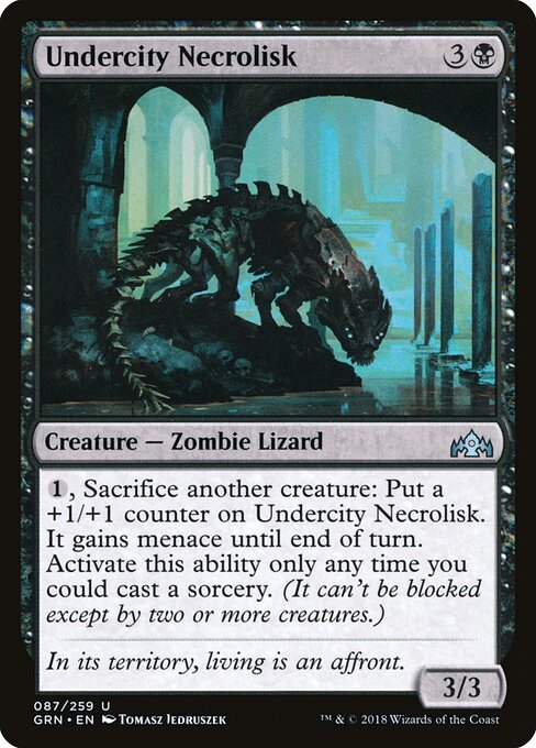 Undercity Necrolisk - Guilds of Ravnica Magic card