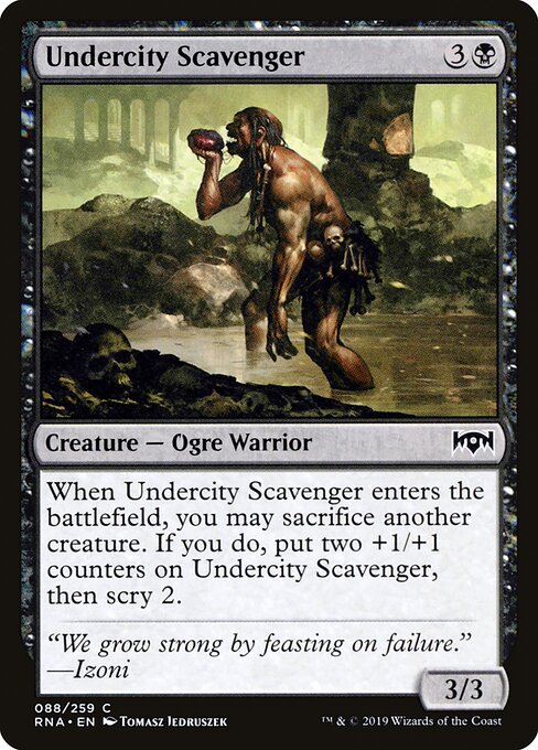 Undercity Scavenger - Ravnica Allegiance Magic card