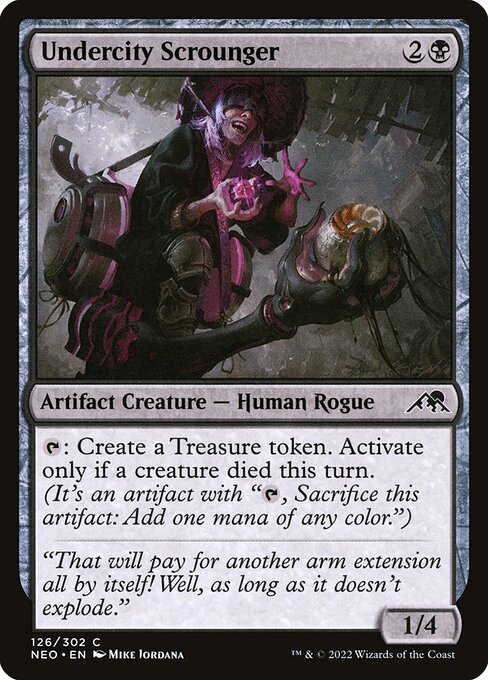 Undercity Scrounger - Kamigawa: Neon Dynasty Magic card