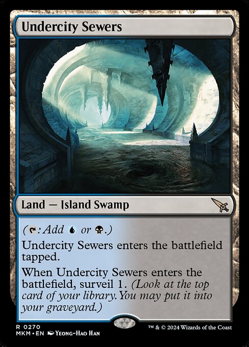 Undercity Sewers - Murders at Karlov Manor Magic card
