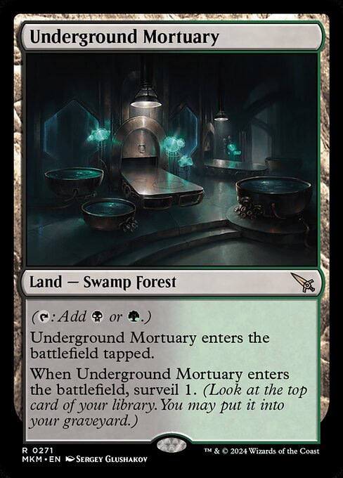 Underground Mortuary - Murders at Karlov Manor Magic card