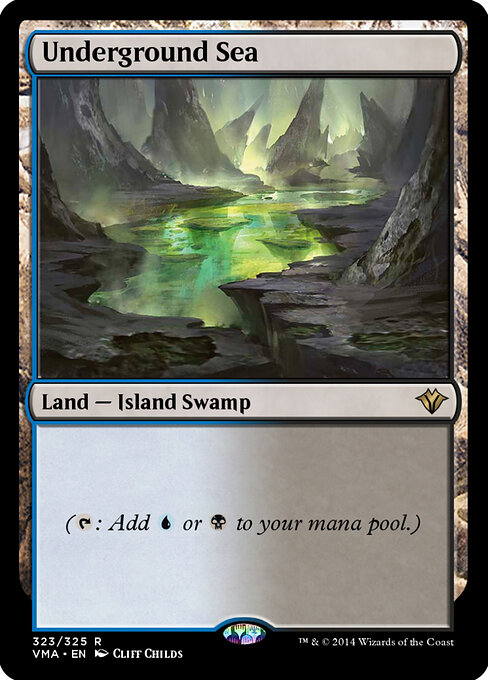 Underground Sea - Vintage Masters Magic card