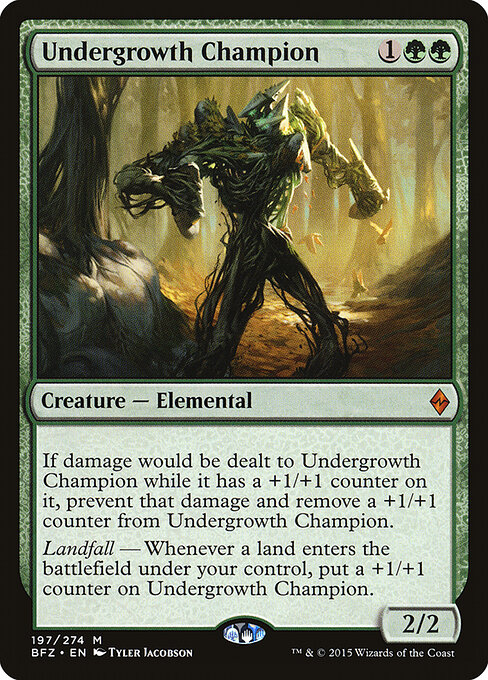 Undergrowth Champion - Battle for Zendikar Magic card