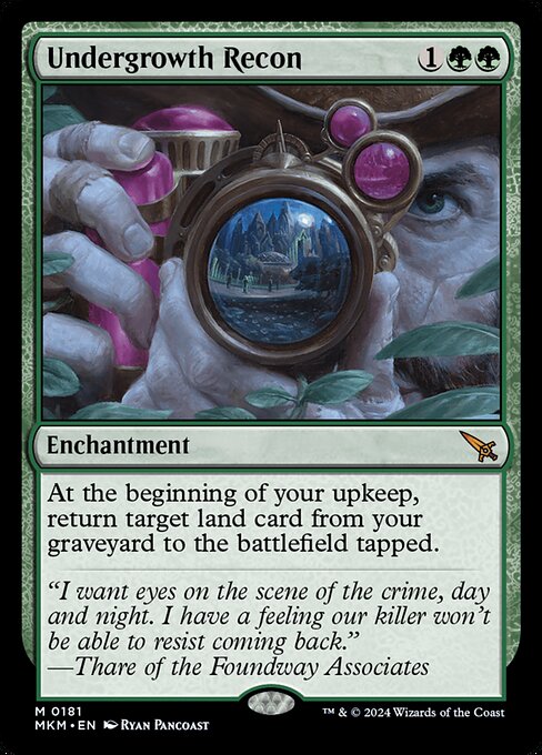 Undergrowth Recon - Murders at Karlov Manor Magic card