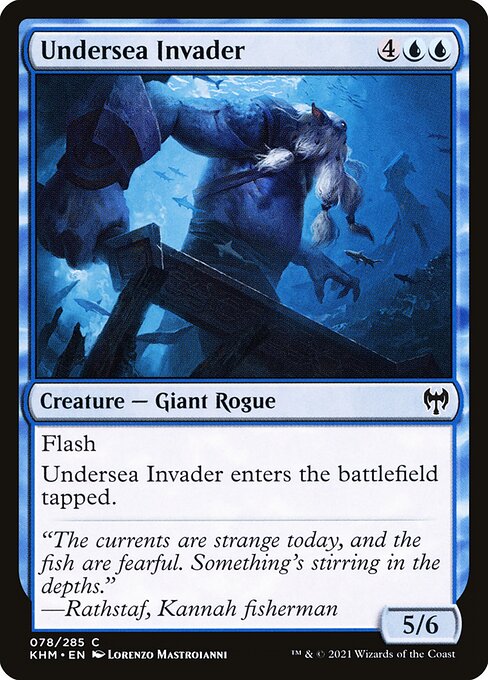 Undersea Invader - Kaldheim Magic card