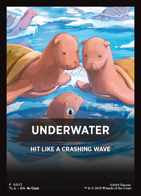 Underwater - Avatar: The Last Airbender Jumpstart Front Cards (#17) - Magic: The Gathering Card