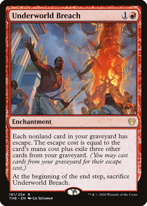 Underworld Breach - Theros Beyond Death (#161) - Illustrated by Lie Setiawan - Magic: The Gathering Card