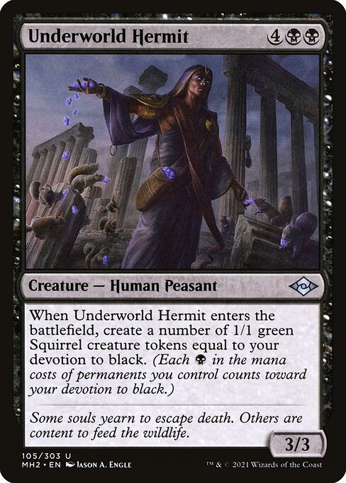 Underworld Hermit - Modern Horizons 2 Magic card