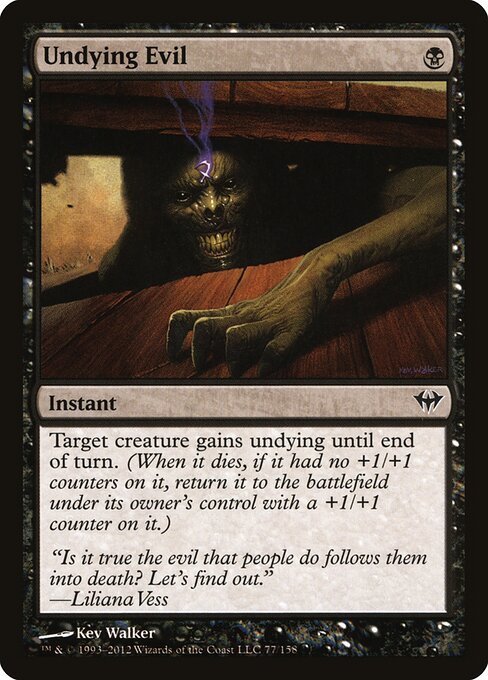 Undying Evil - Dark Ascension Magic card