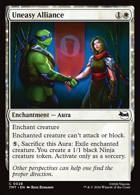 Uneasy Alliance - Teenage Mutant Ninja Turtles Magic card