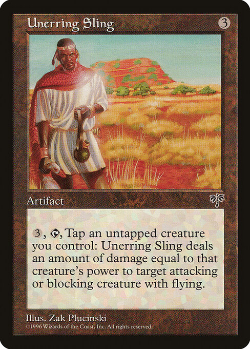 Unerring Sling - Mirage Magic card