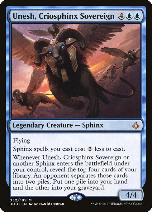 Unesh, Criosphinx Sovereign - Hour of Devastation Magic card