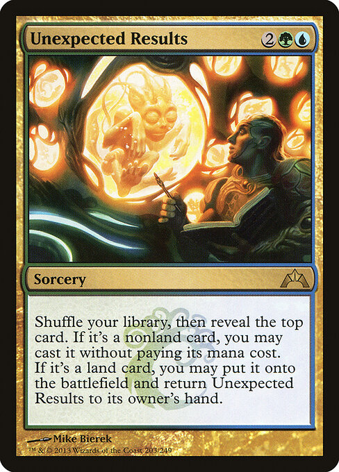 Unexpected Results - Gatecrash Magic card