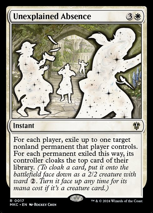 Unexplained Absence - Murders at Karlov Manor Commander Magic card