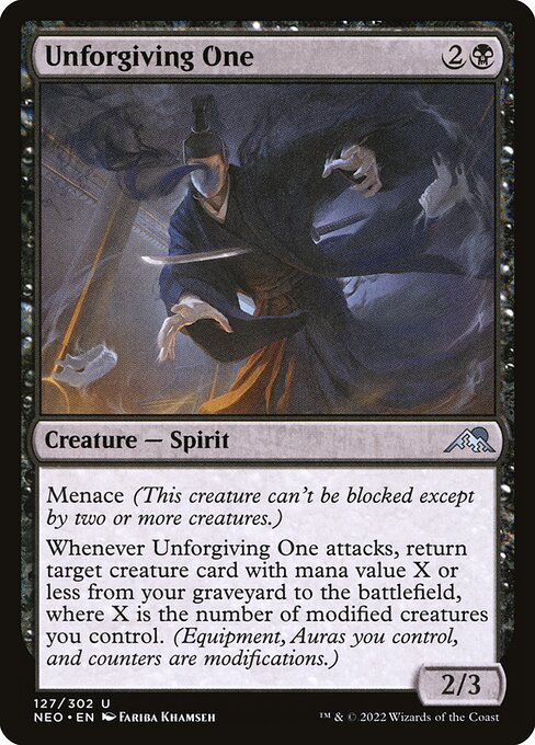 Unforgiving One - Kamigawa: Neon Dynasty Magic card
