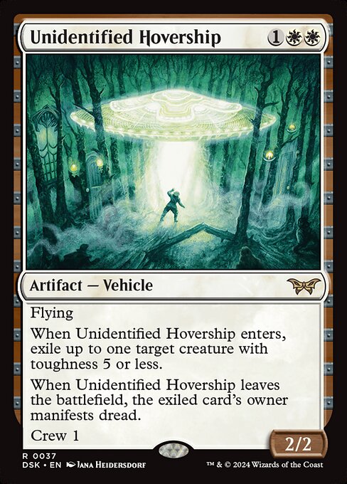 Unidentified Hovership - Duskmourn: House of Horror Magic card