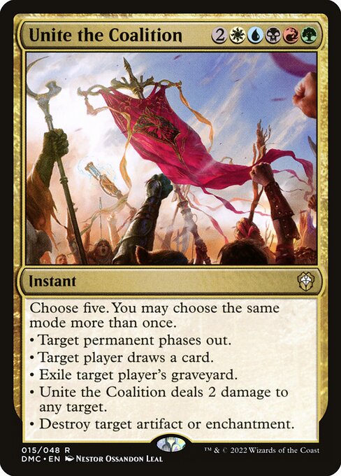 Unite the Coalition - Dominaria United Commander Magic card