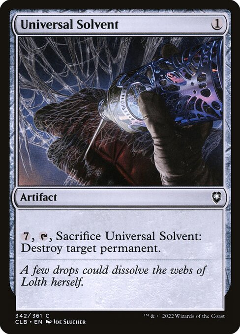 Universal Solvent - Commander Legends: Battle for Baldur's Gate Magic card
