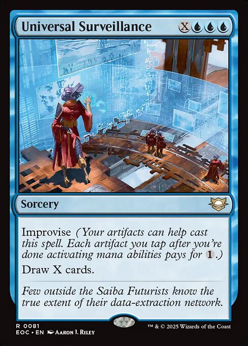Universal Surveillance - Edge of Eternities Commander Magic card
