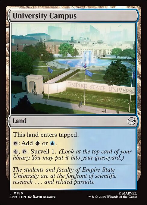 University Campus - Marvel's Spider-Man Magic card
