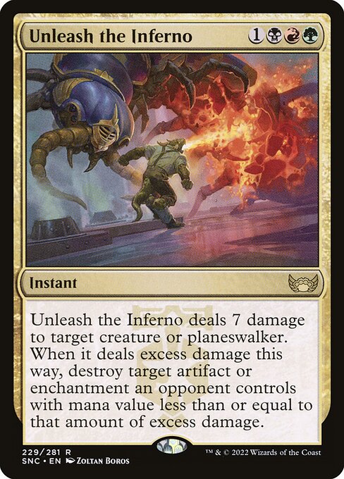 Unleash the Inferno - Streets of New Capenna Magic card