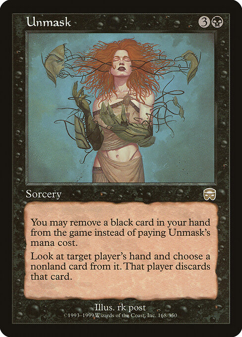 Unmask - Mercadian Masques Magic card