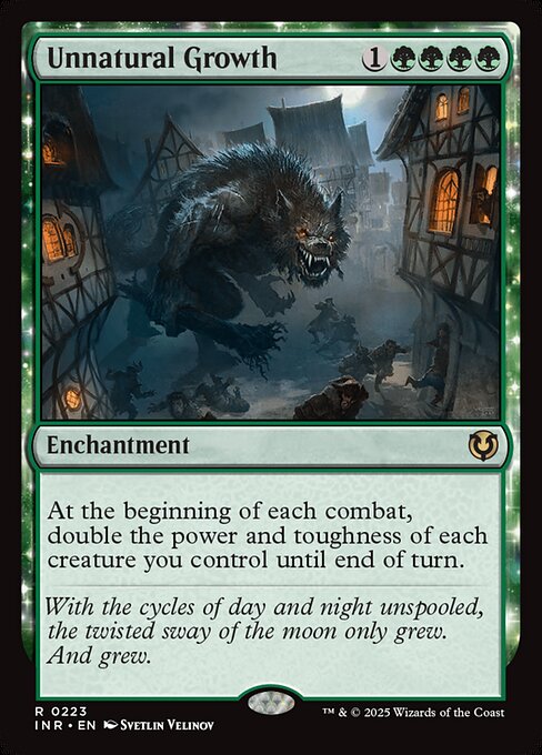 Unnatural Growth - Innistrad Remastered Magic card