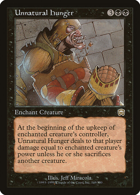 Unnatural Hunger - Mercadian Masques Magic card