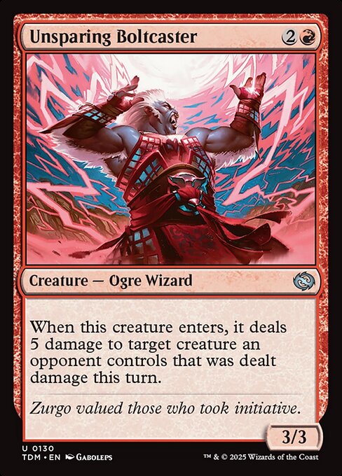 Unsparing Boltcaster - Tarkir: Dragonstorm Magic card