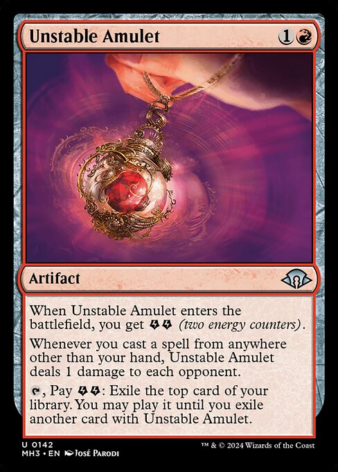 Unstable Amulet - Modern Horizons 3 Magic card