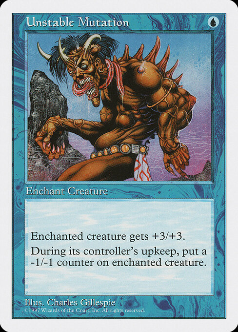 Unstable Mutation - Fifth Edition (#131) - Illustrated by Charles Gillespie - Magic: The Gathering Card