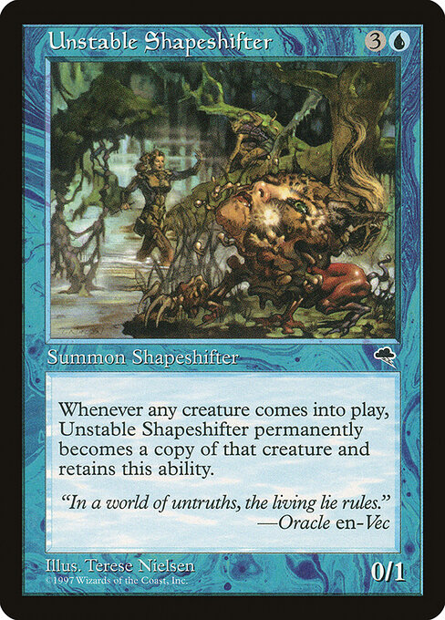 Unstable Shapeshifter - Tempest Magic card