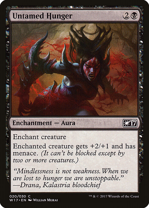 Untamed Hunger - Welcome Deck 2017 Magic card