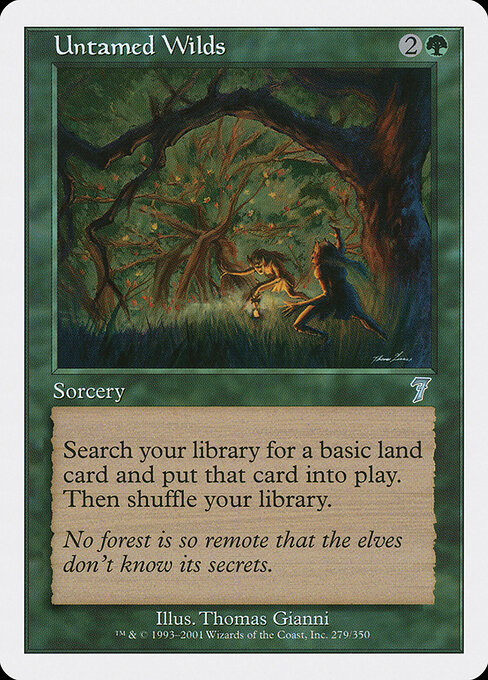 Untamed Wilds - Seventh Edition Magic card